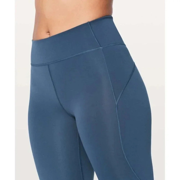 Lululemon In Movement Crop 19" Mineral Blue | 2 - Picture 3 of 9